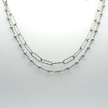 Laden Sie das Bild in den Galerie-Viewer, Double Layer Halskette mit Perlen