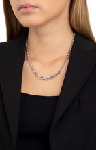 Laden Sie das Bild in den Galerie-Viewer, JOOP! Collierkette mit edlen Zirkoniasteinen in Silber