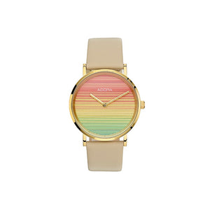 Damenarmbanduhr Adora Trends in Regenbogen Farben – Huber Optik